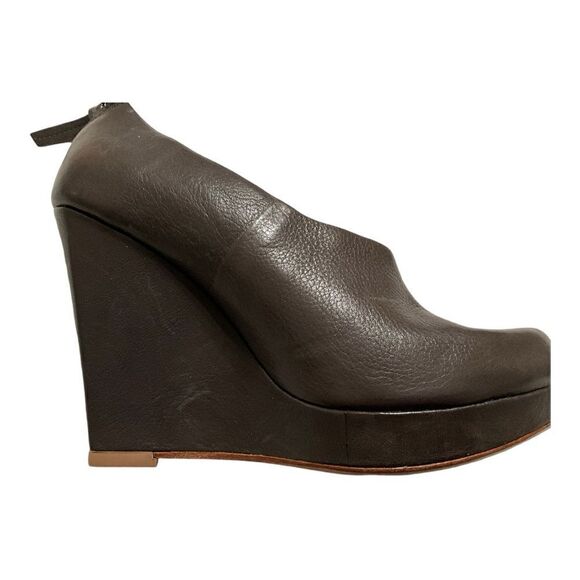 Ella Moss Wedges Brown 7 - Picture 4 of 6